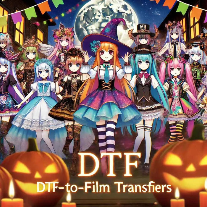 Anime Characters DTF Transfers Costumes