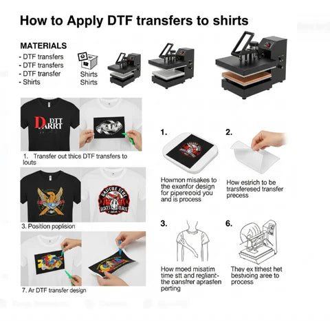 How to Apply DTF Transfers to Shirts