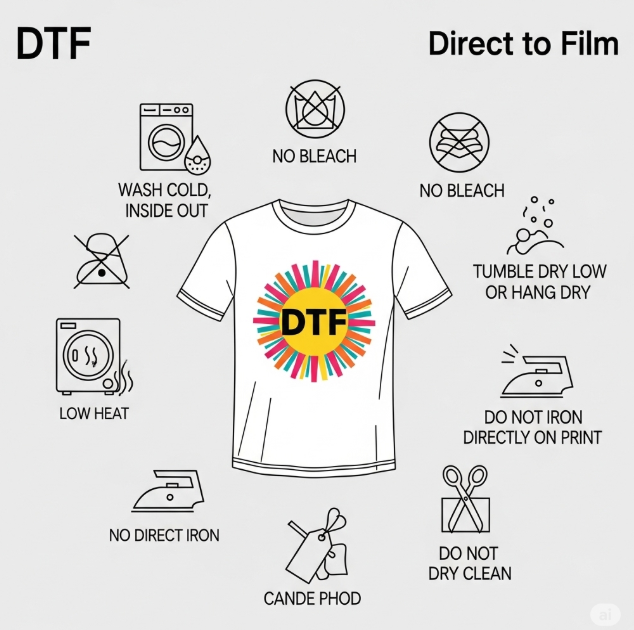DTF Care Instructions