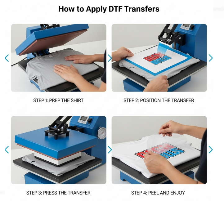 How to Apply DTF Transfers