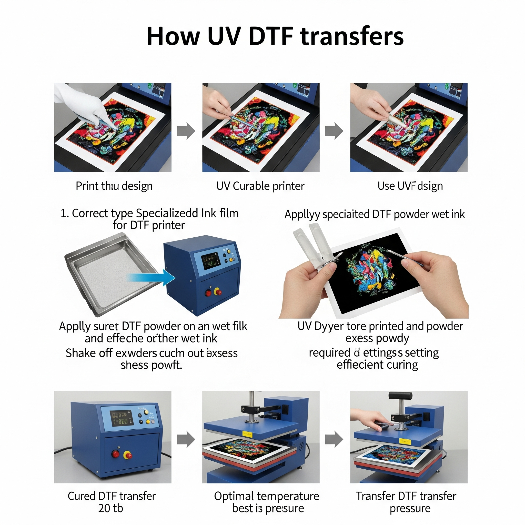 How to Print UV DTF Transfers