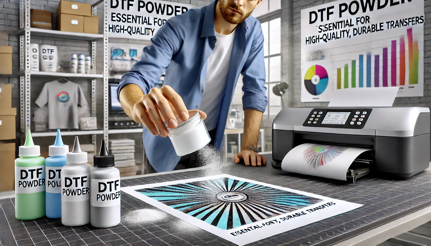 DTF Powder - Fast DTF Transfer