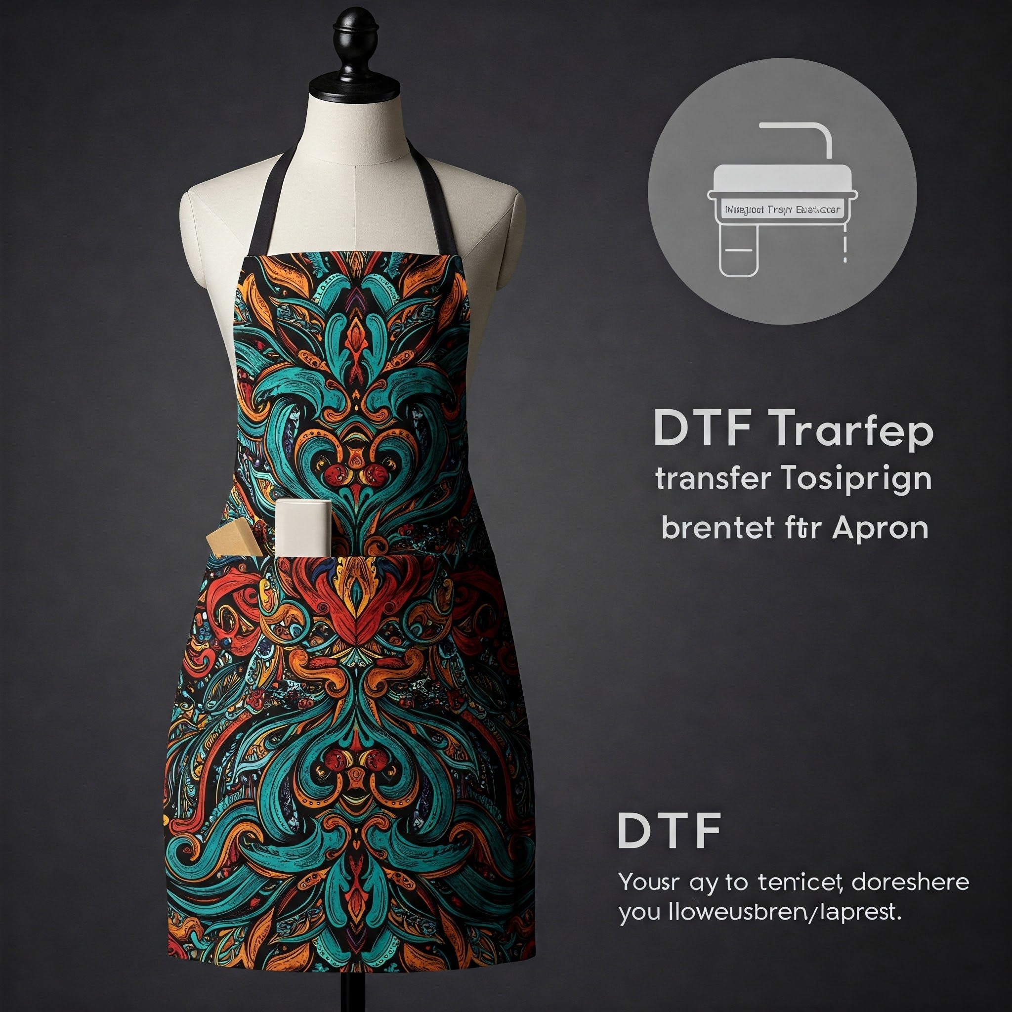DTF Transfer For Apron