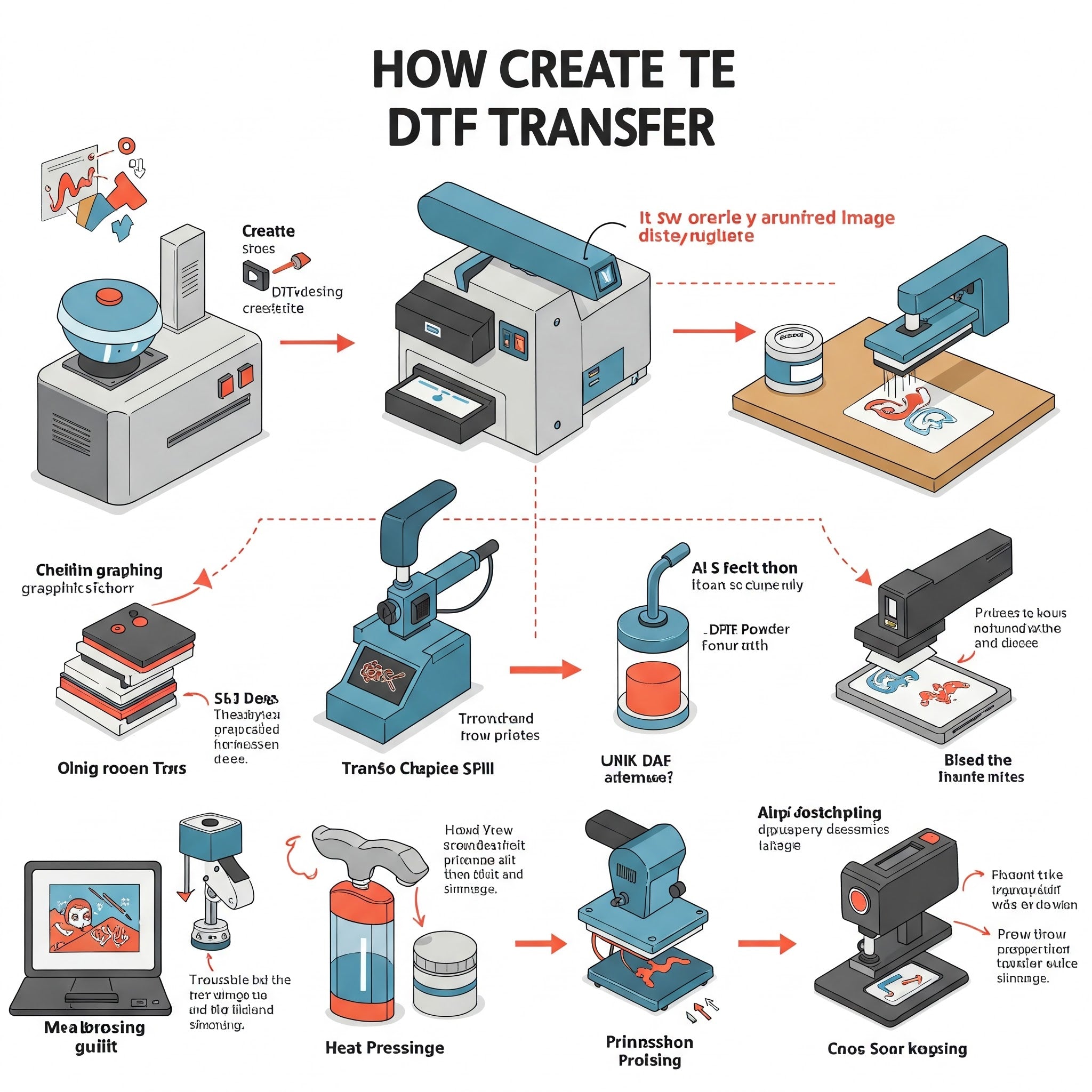 How To Create DTF Transfer
