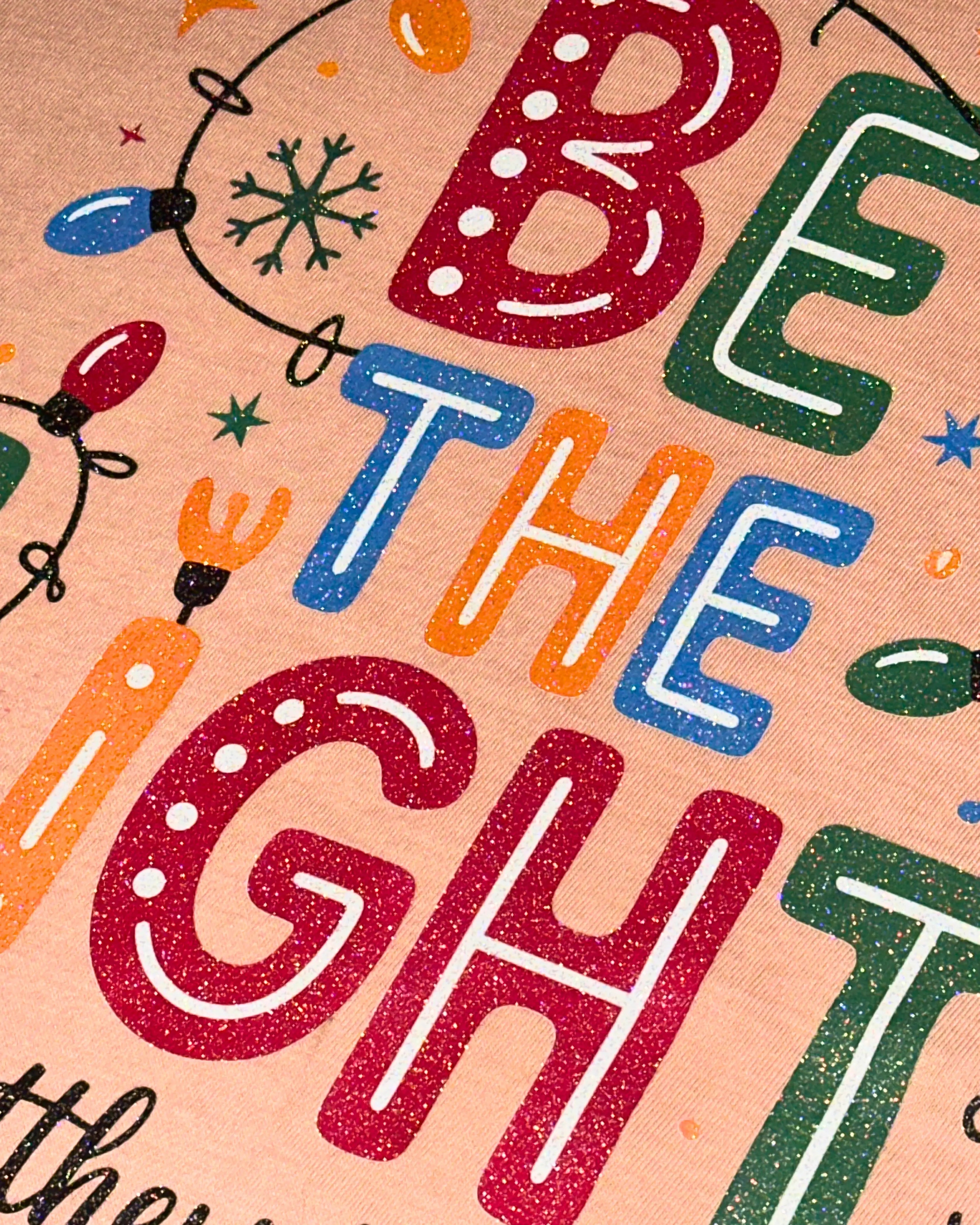 Glitter DTF Transfers By Size