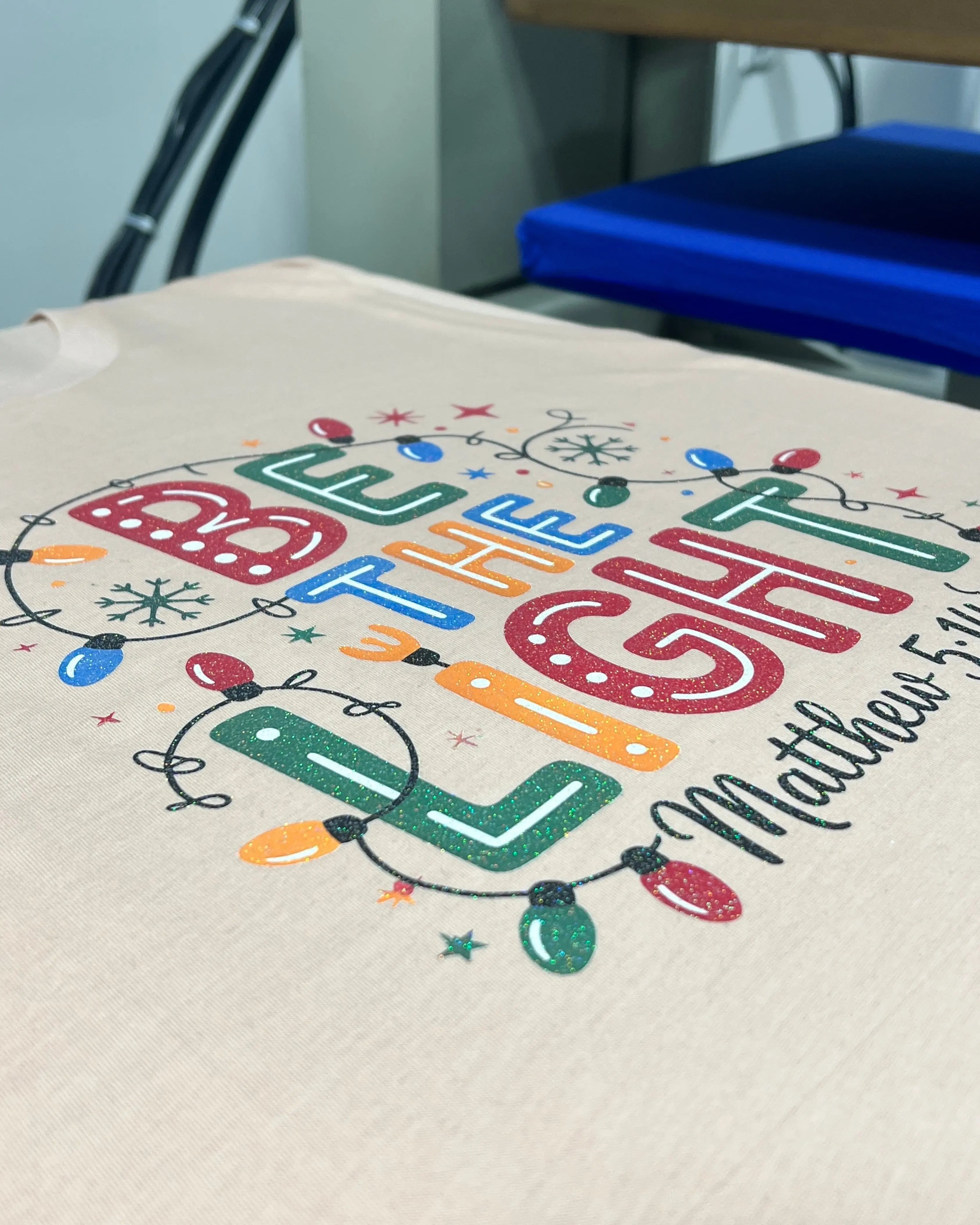 Glitter DTF Transfers By Size