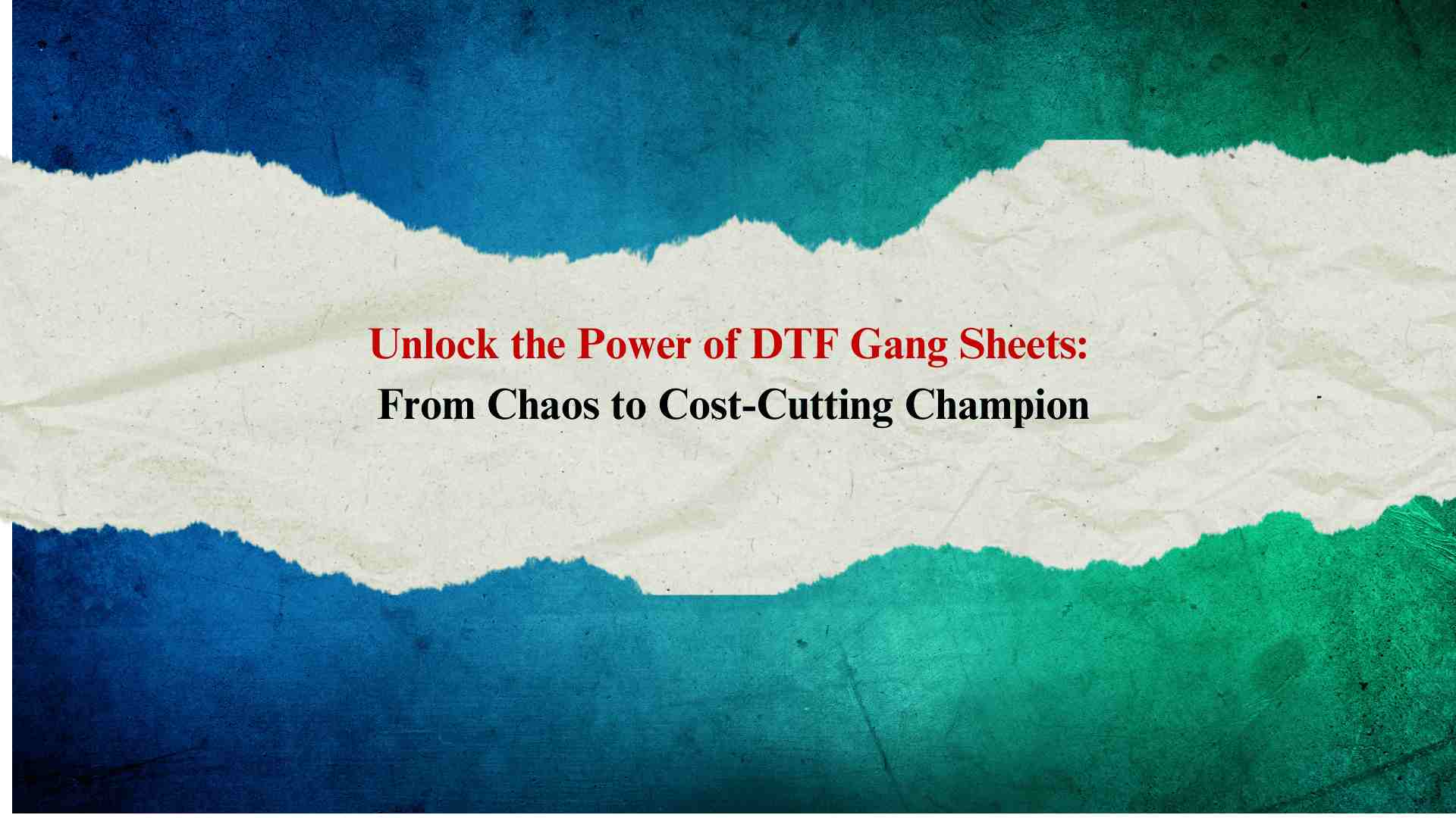 Unlock the Power of DTF Gang Sheets: From Chaos to Cost-Cutting Champion