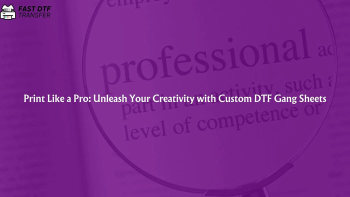 Print Like a Pro: Custom DTF Gang Sheets