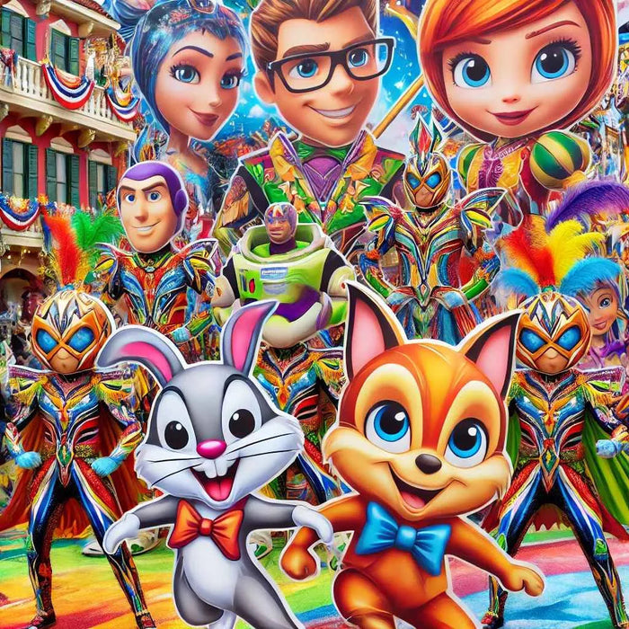 Cartoon Craze | Characters DTF Transfers