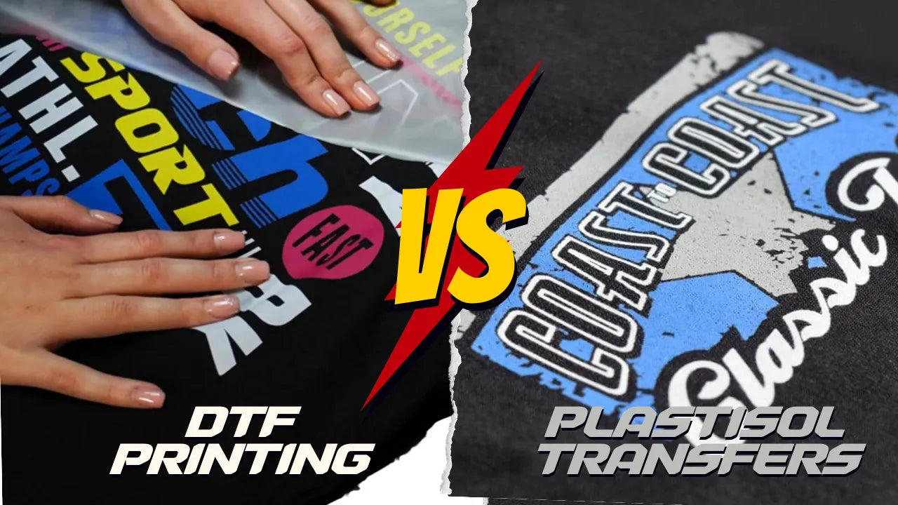 DTF Printing or Plastisol Transfers: Which is Right for Your T-Shirt Design?