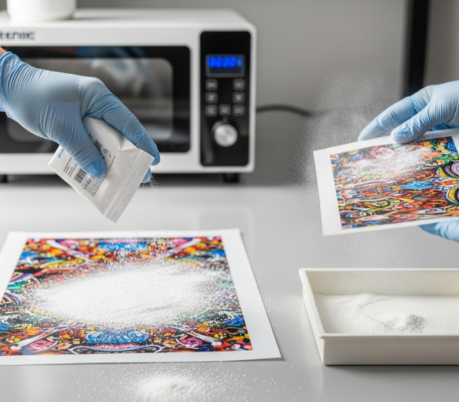 How to Use DTF Powder