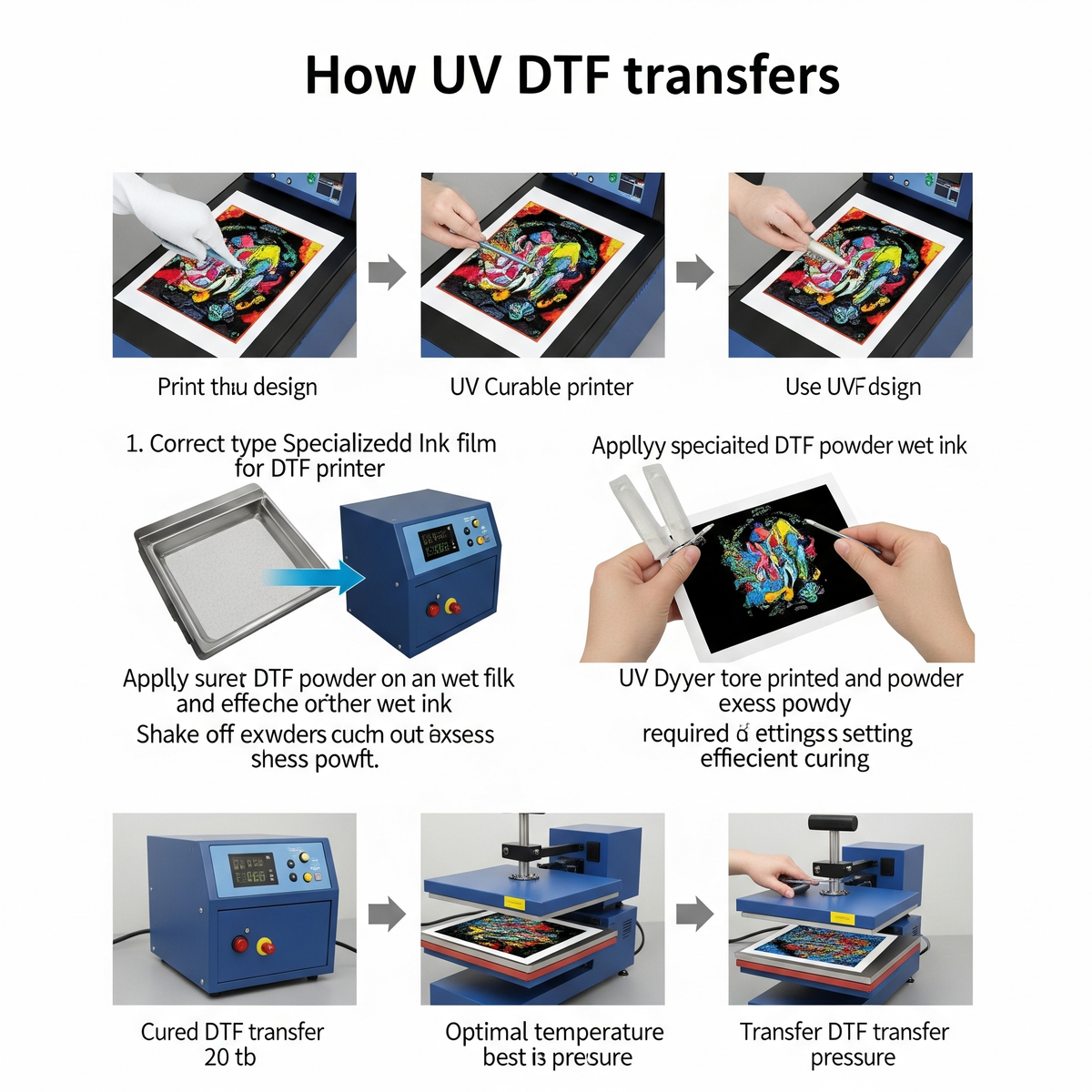 How to Print UV DTF Transfers
