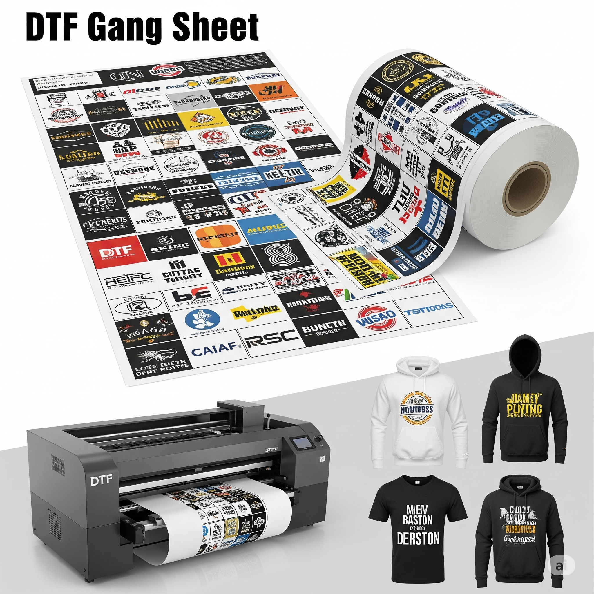 What Is a DTF Gang Sheet
