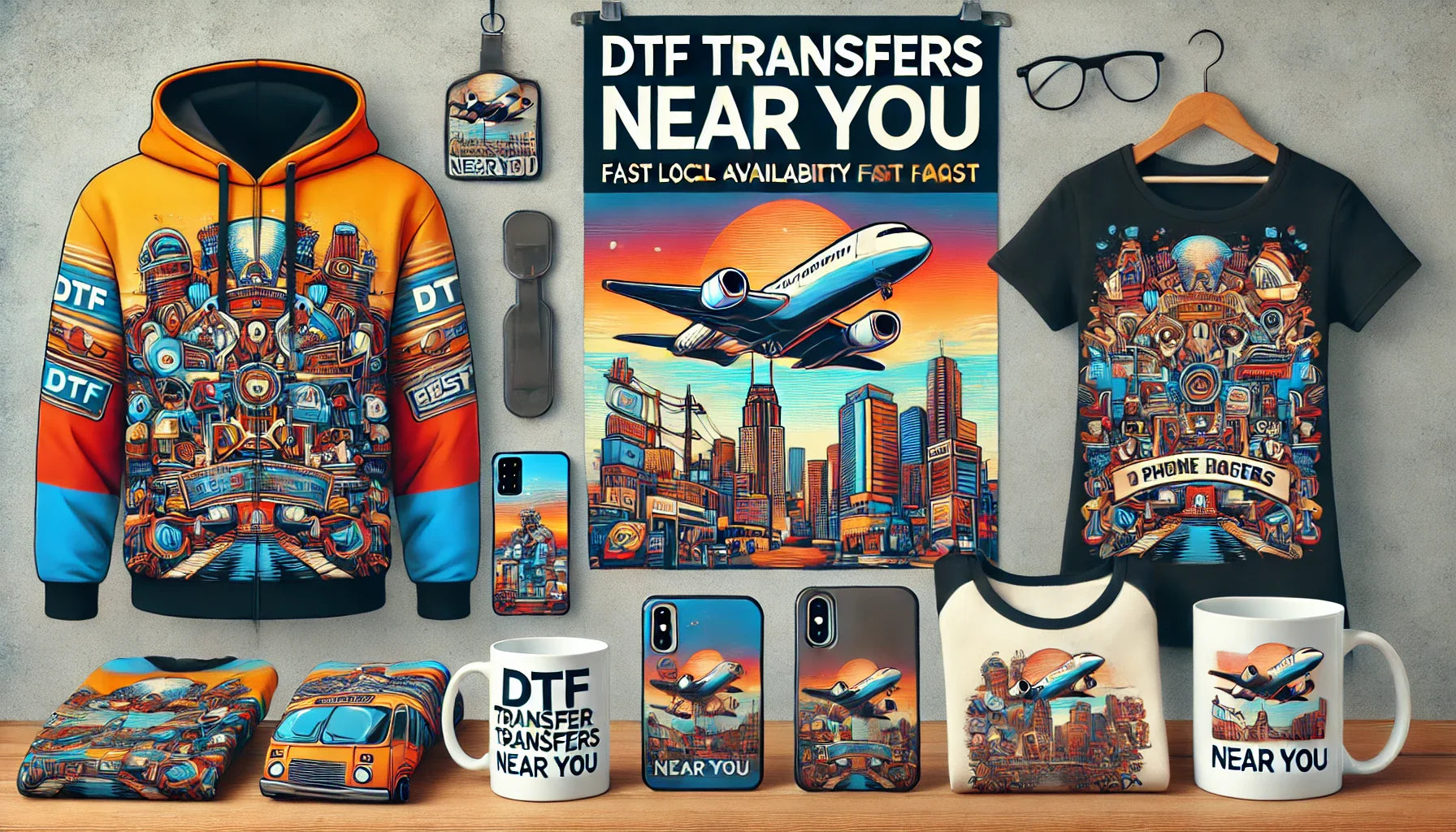 DTF Transfers Near Me - Fast DTF Transfer