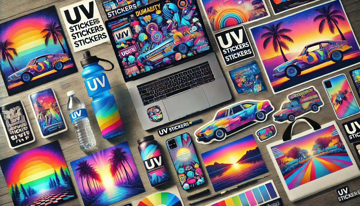 Uv Riased Stickers UV Stickers - Durable & Customizable for Personalization