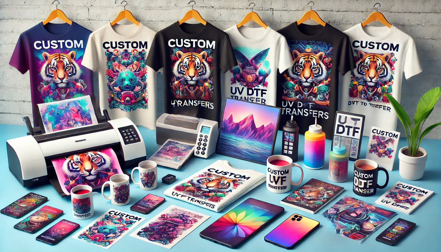 Custom UV DTF Transfers - Fast DTF Transfer