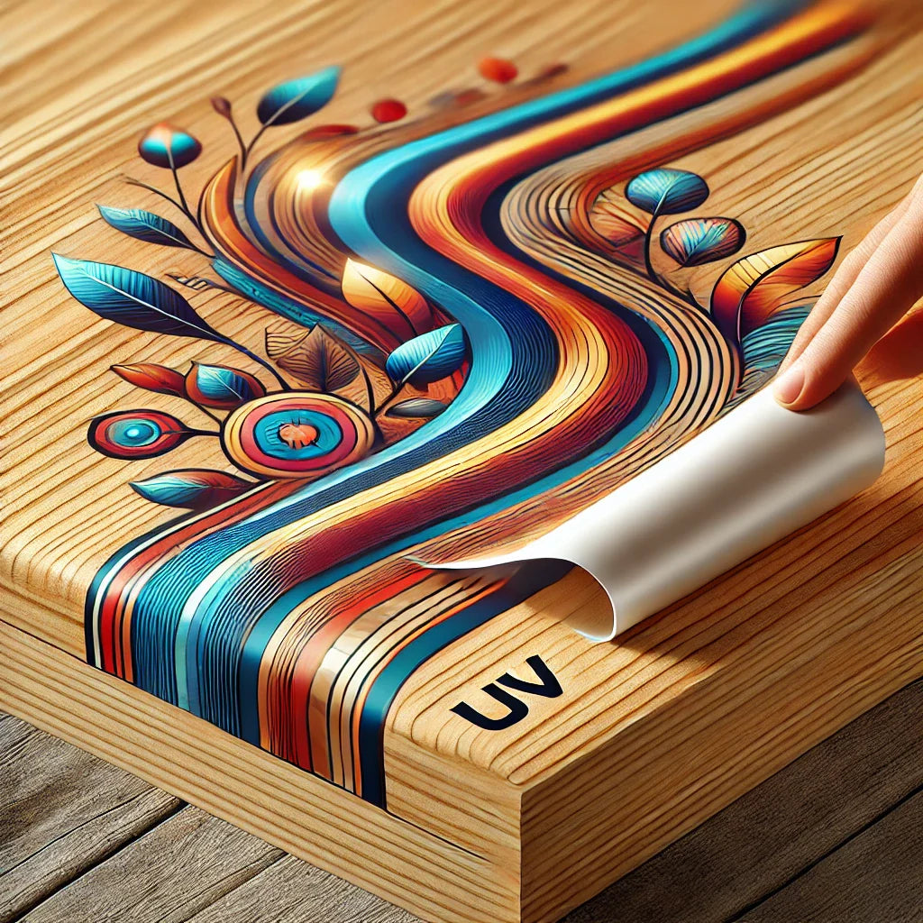Timber Unity Sticker UV Sticker for Wood - Durable, Vibrant Customizable Designs
