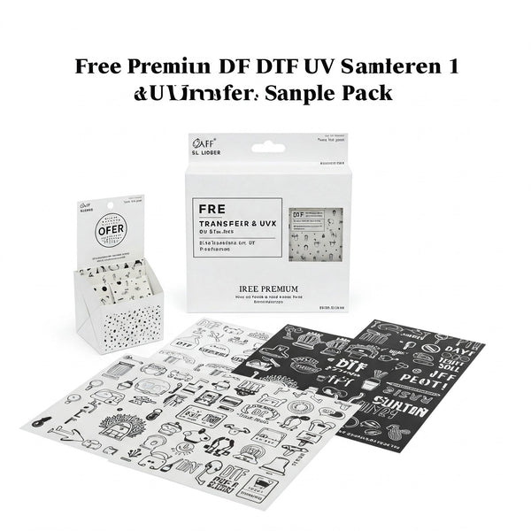 Free Premium DTF Transfer & UV Sample Pack 1