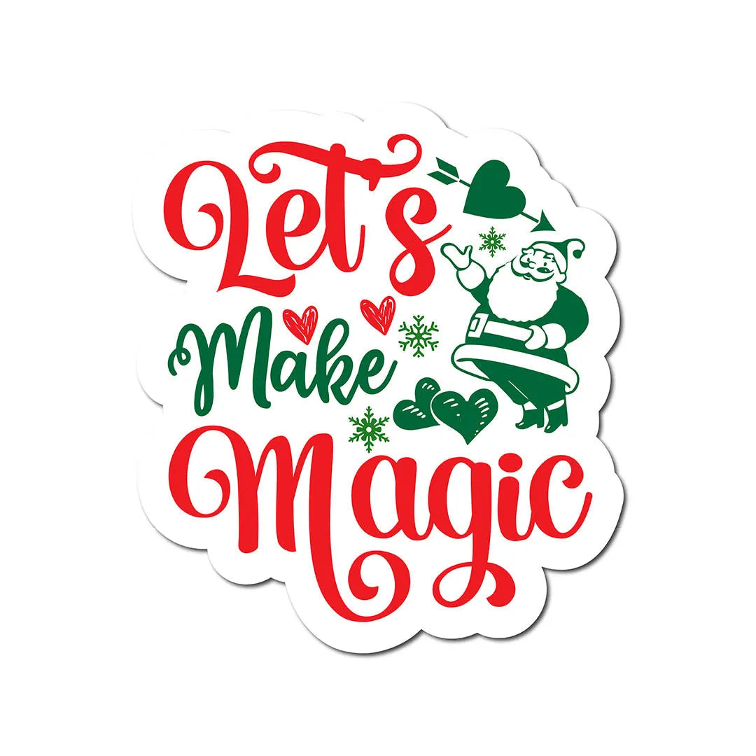 Let's make magic Christmas Transfer