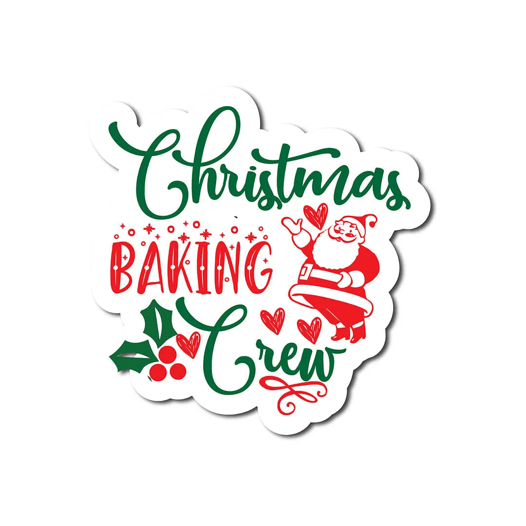 Christmas Baking Crew Christmas Transfer