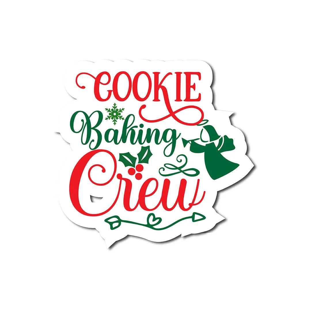 Cookie Baking Crew Christmas Transfer