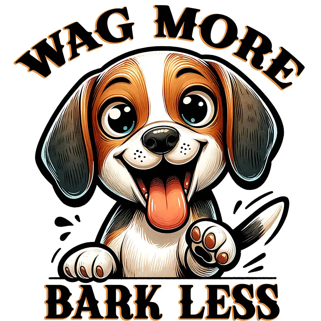 Fast DTF Transfer | Wag More, Bark Less