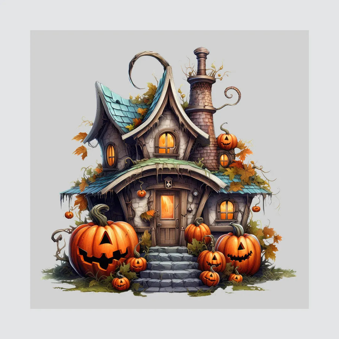 Fairy House Halloween DTF Transfer | Fast DTF Transfer